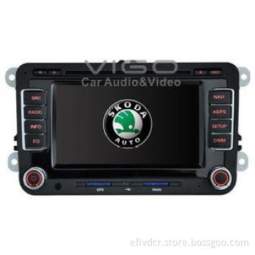 6.5 Inch Green PAL NTSC Car Stereo Sat Nav for Skoda Octavi